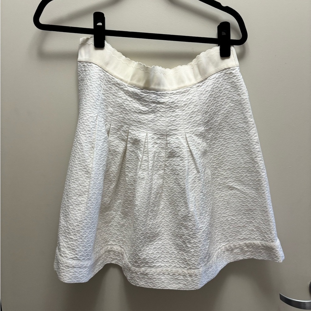 Blumarine White Textured Circle Skirt - Picture 3 of 3